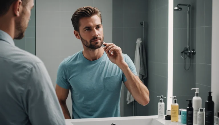 cheveux secs homme
